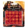 AoS: Blades Of Khorne Dice Set 2 AoS: Blades Of Khorne Dice Set -CARDHAUS Sales TR 83 39 99220201028 Blades of Kohrne Dice Set 90386.1679148610