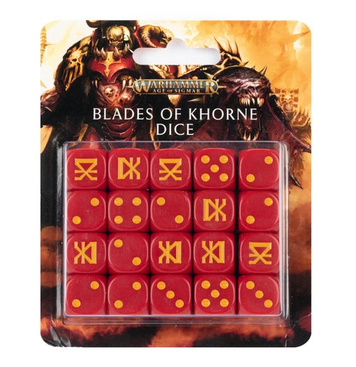 AoS: Blades Of Khorne Dice Set 3 AoS: Blades Of Khorne Dice Set