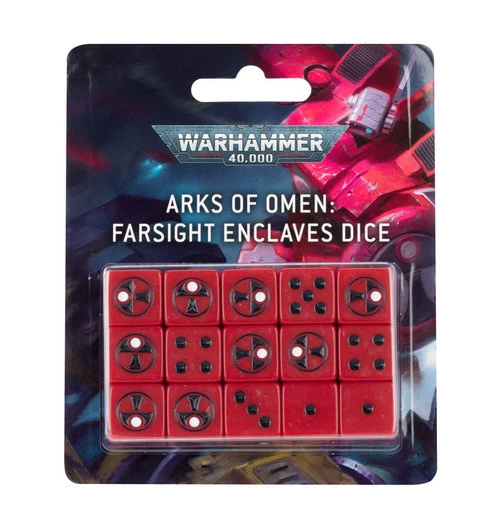 Warhammer 40k: Arks Of Omen: Farsight Enclaves Dice 3 Warhammer 40k: Arks Of Omen: Farsight Enclaves Dice